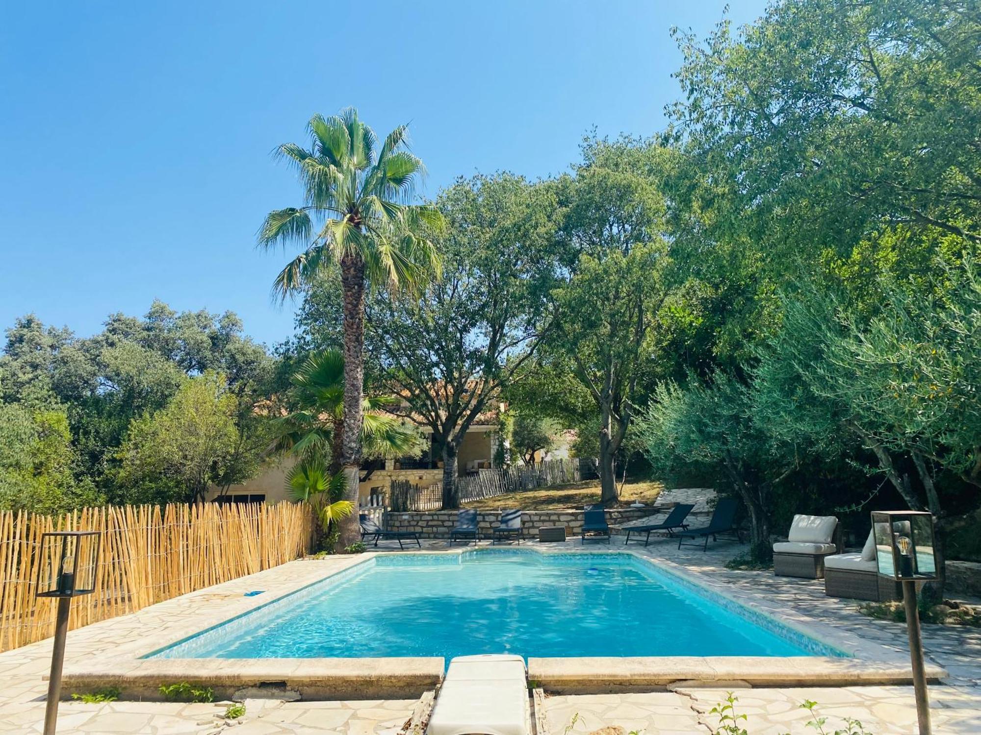 Magnifique Villa Typique Du Sud Avec Piscine Privee Et Jardin Mediterraneen Saint-Vincent-de-Barbeyrargues Экстерьер фото