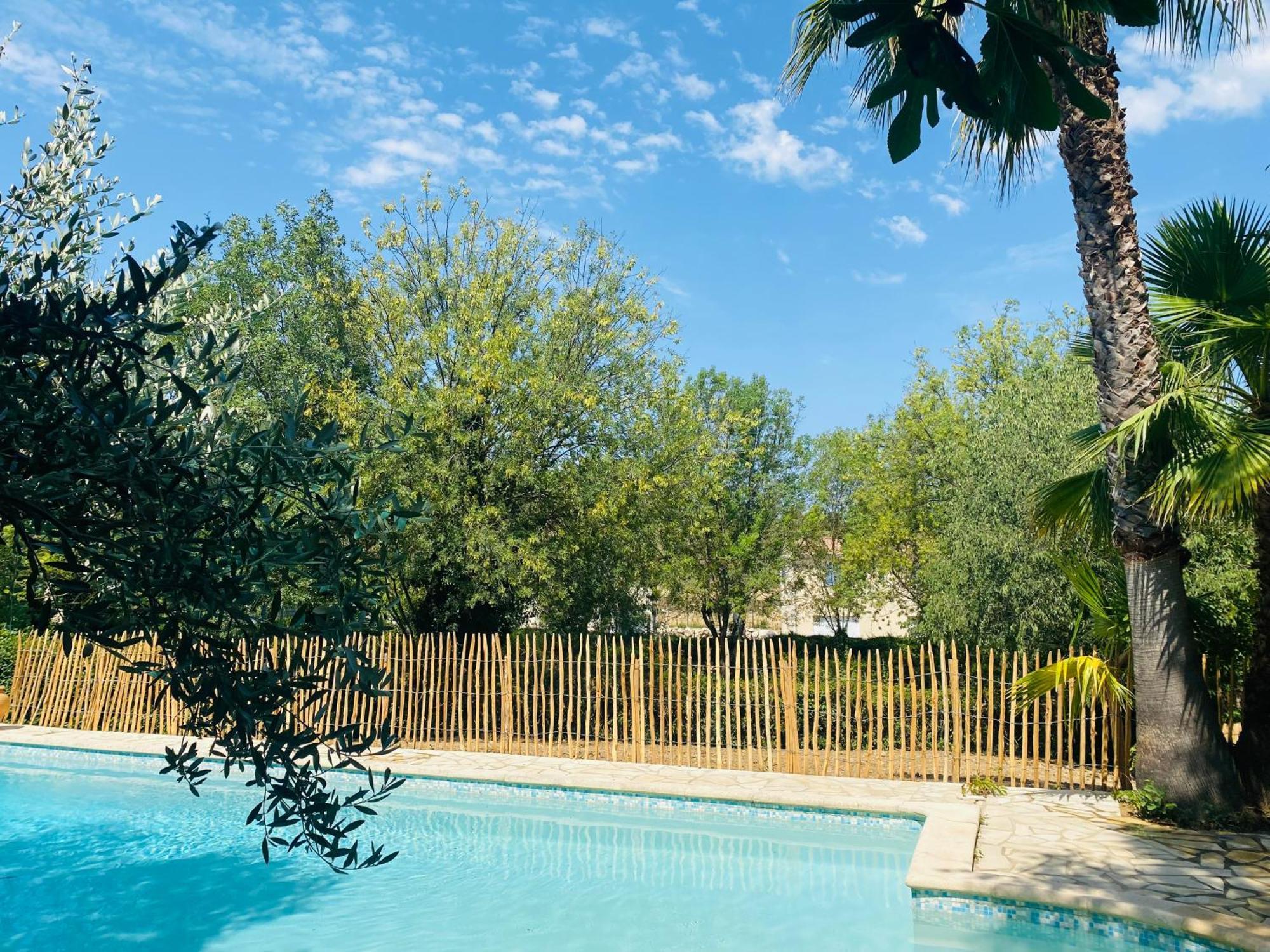 Magnifique Villa Typique Du Sud Avec Piscine Privee Et Jardin Mediterraneen Saint-Vincent-de-Barbeyrargues Экстерьер фото