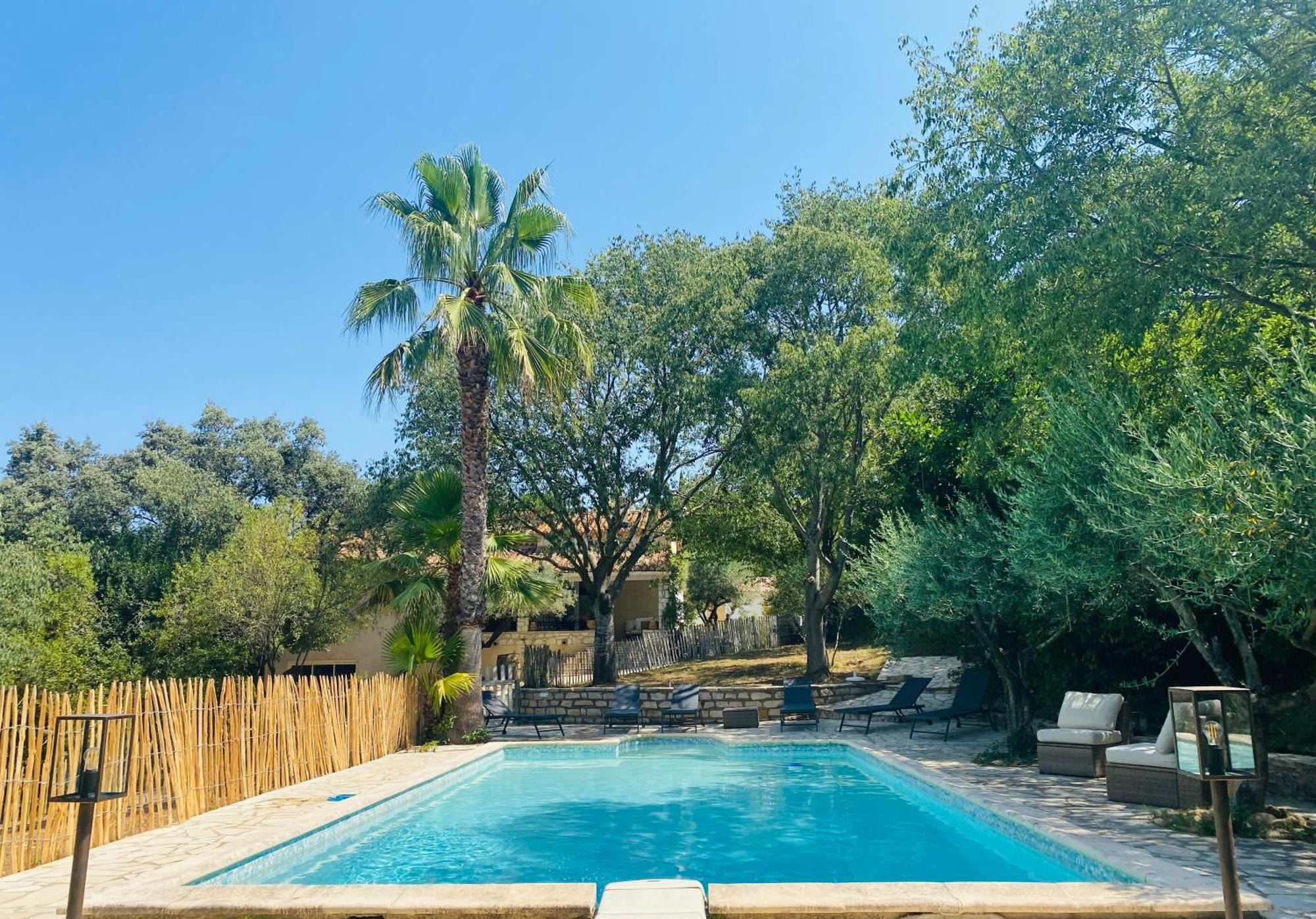 Magnifique Villa Typique Du Sud Avec Piscine Privee Et Jardin Mediterraneen Saint-Vincent-de-Barbeyrargues Экстерьер фото